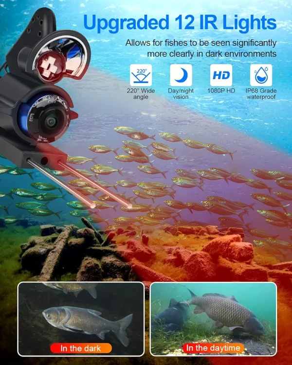 Ice Spring Camera Underwater Fishing Camera,Fishing Camera Ice Fishing Camera 5.0inch Hd ...