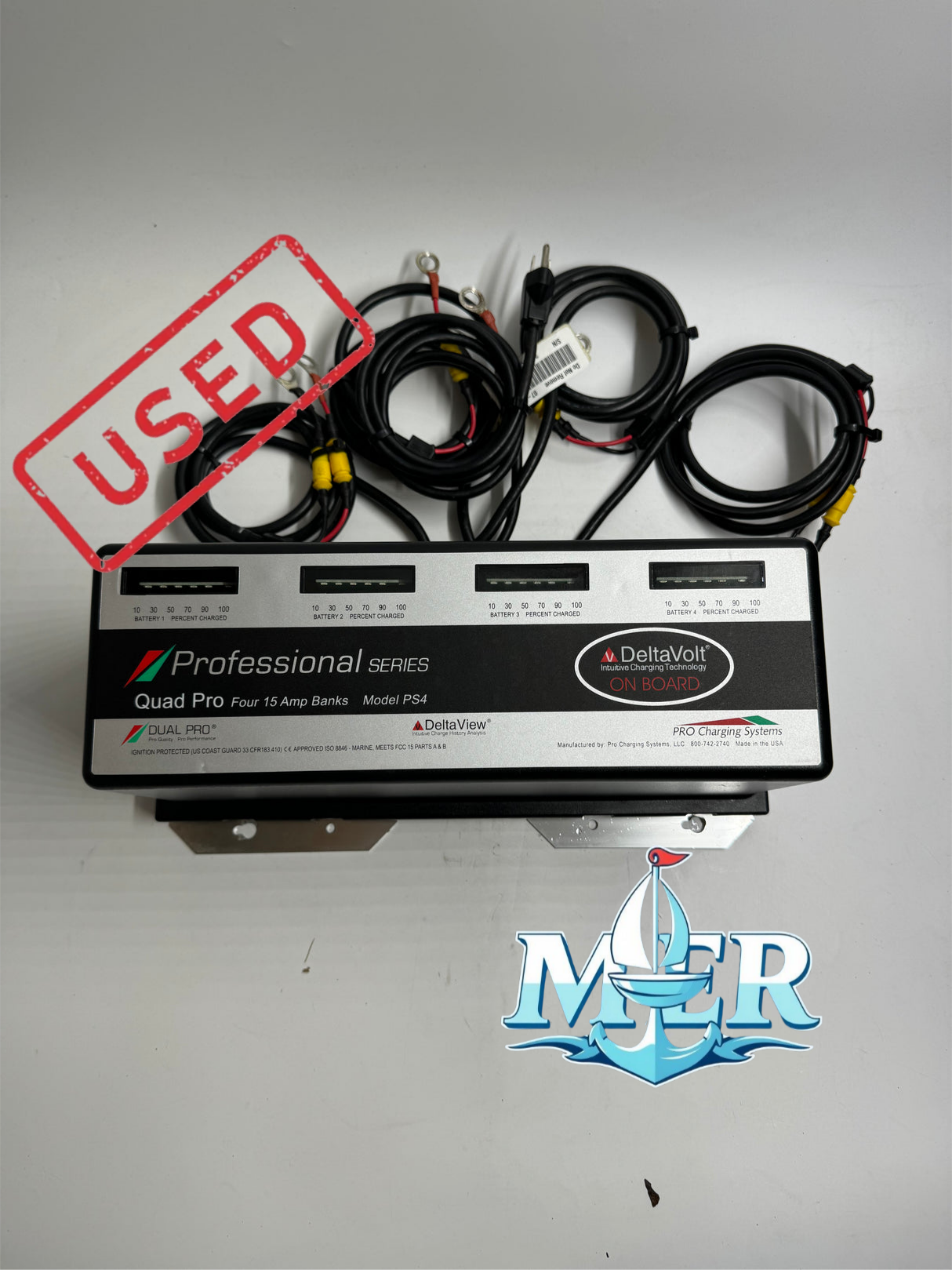Used Dual Pro Pro Series 4 Bank Charger - Image 2