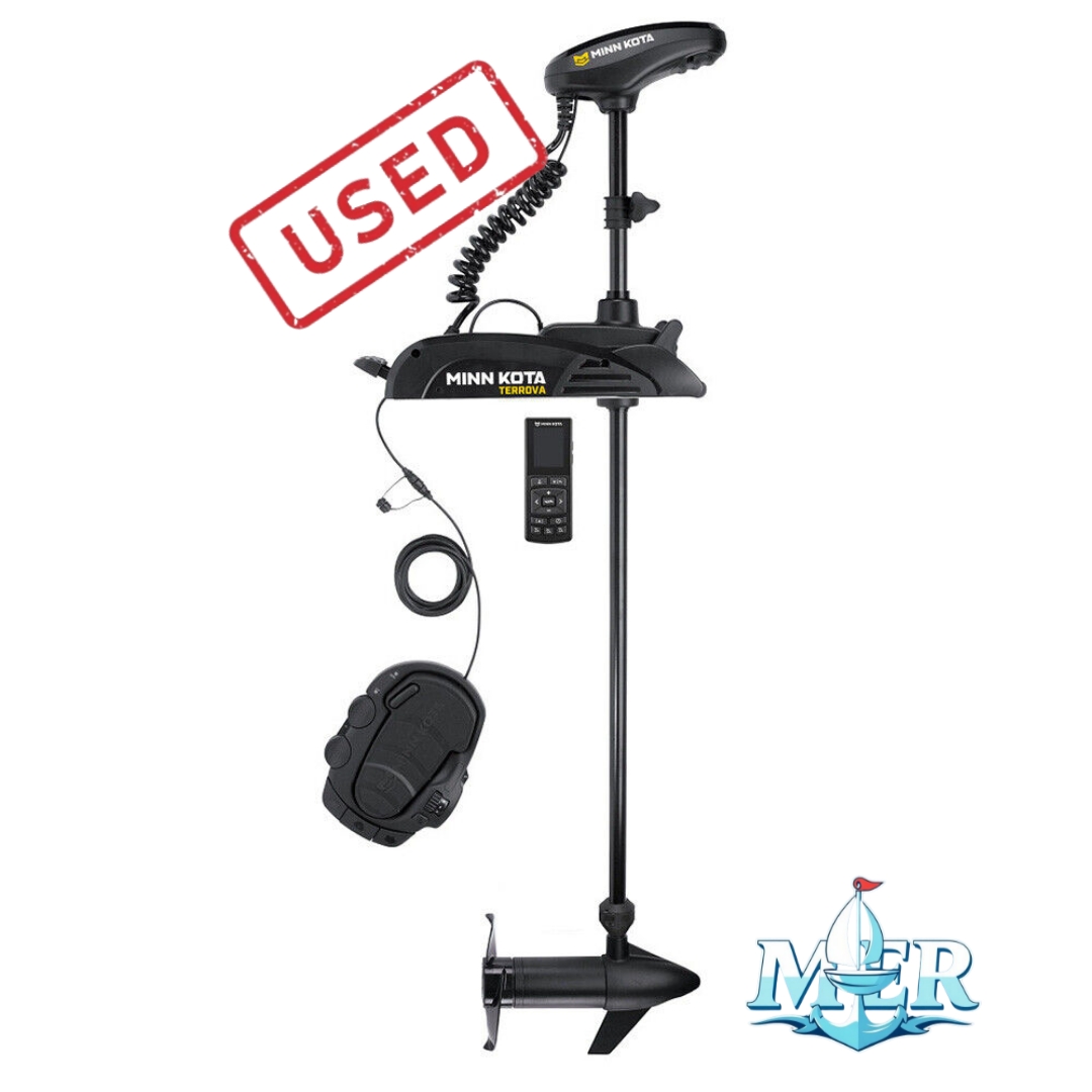 Used Minn Kota Terrova® 80 Trolling Motor w/Wireless Remote - Dual Spectrum CHIRP - 24V - 80LB - 45"