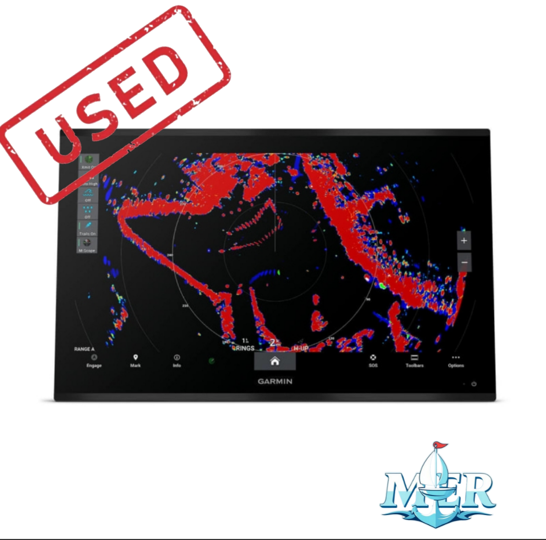 Used Garmin COMPLETE 17″ Touchscreen Chartplotter System GPSMap 8530 with GMM 170