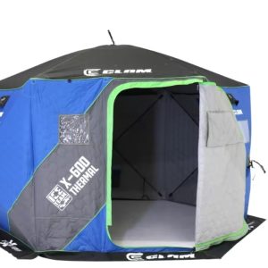 Alternative view of Clam Ice Team X-600 Thermal Hub Ice Shelter