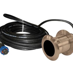 LOWRANCE B117 0° 50/200KHZ THRU-HULL DEPTH/TEMP W/BLUE CONNECTOR - 600W