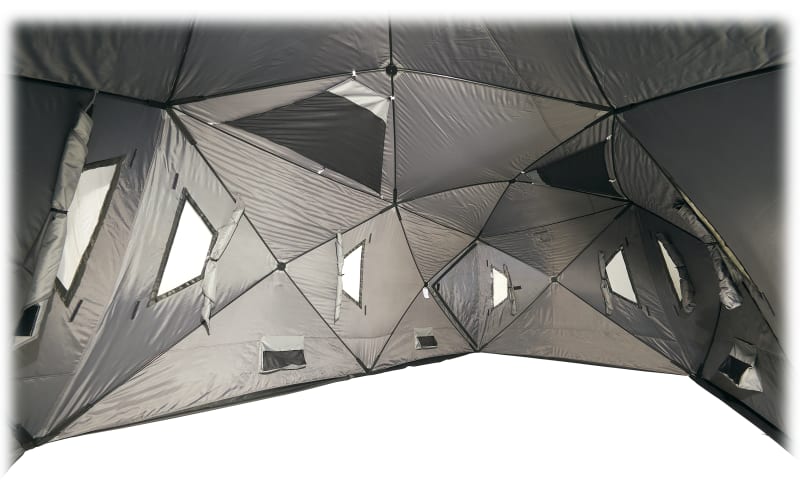 Bass Pro Shops XPS Wide-Bottom Insulated Ice Shelter-Black/Gray