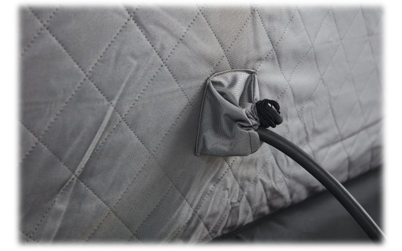 Bass Pro Shops XPS Wide-Bottom Insulated Ice Shelter-Black/Gray