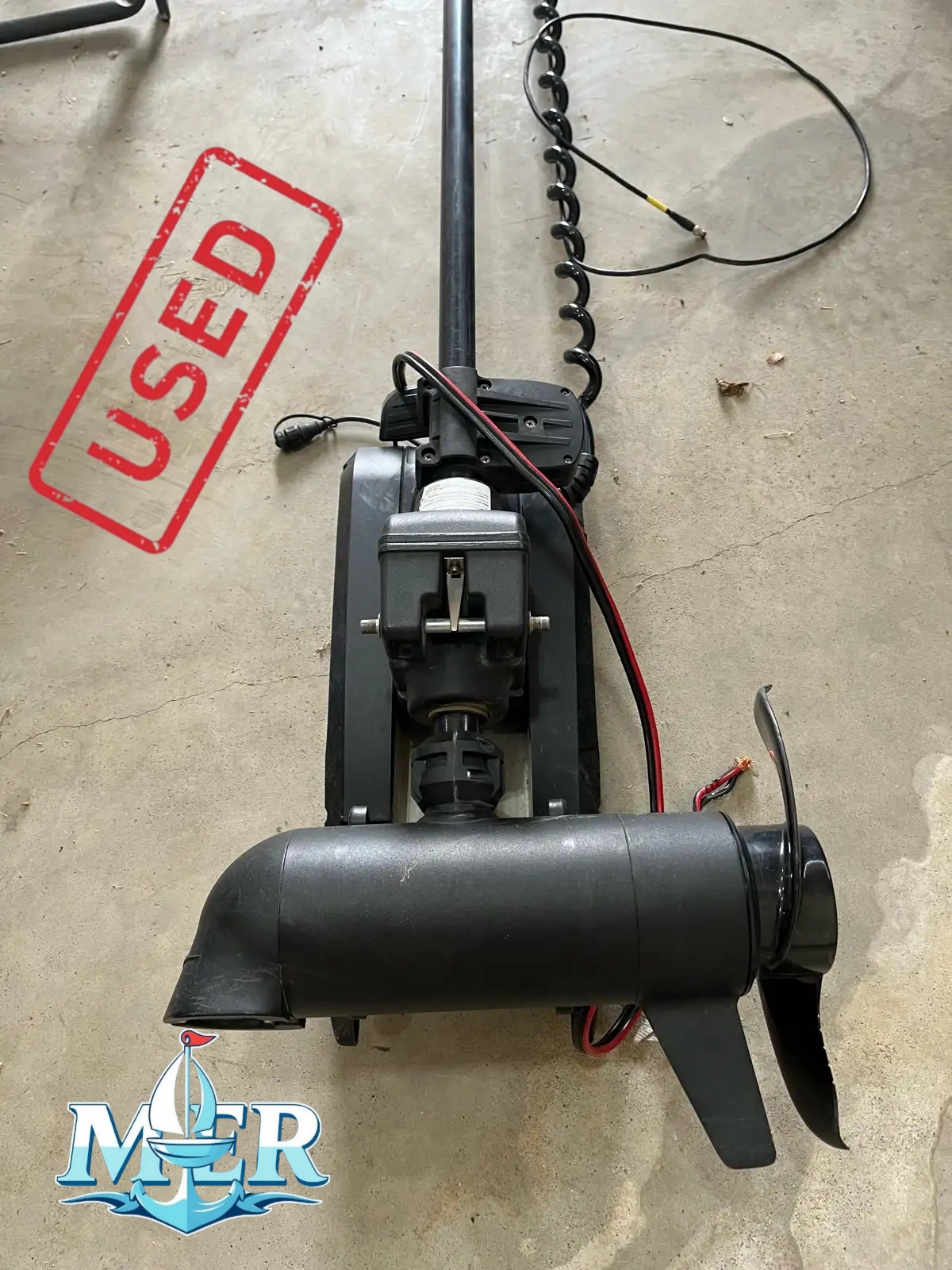 USED Minn Kota Terrova Trolling Motor – 112 lb Thrust, 72" Shaft, MEGA Down Imaging - Image 2