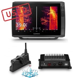 Used Garmin Echomap 126sv Bundle with LVS34 Transducer, GLS10 Black Box, and Lithium Battery