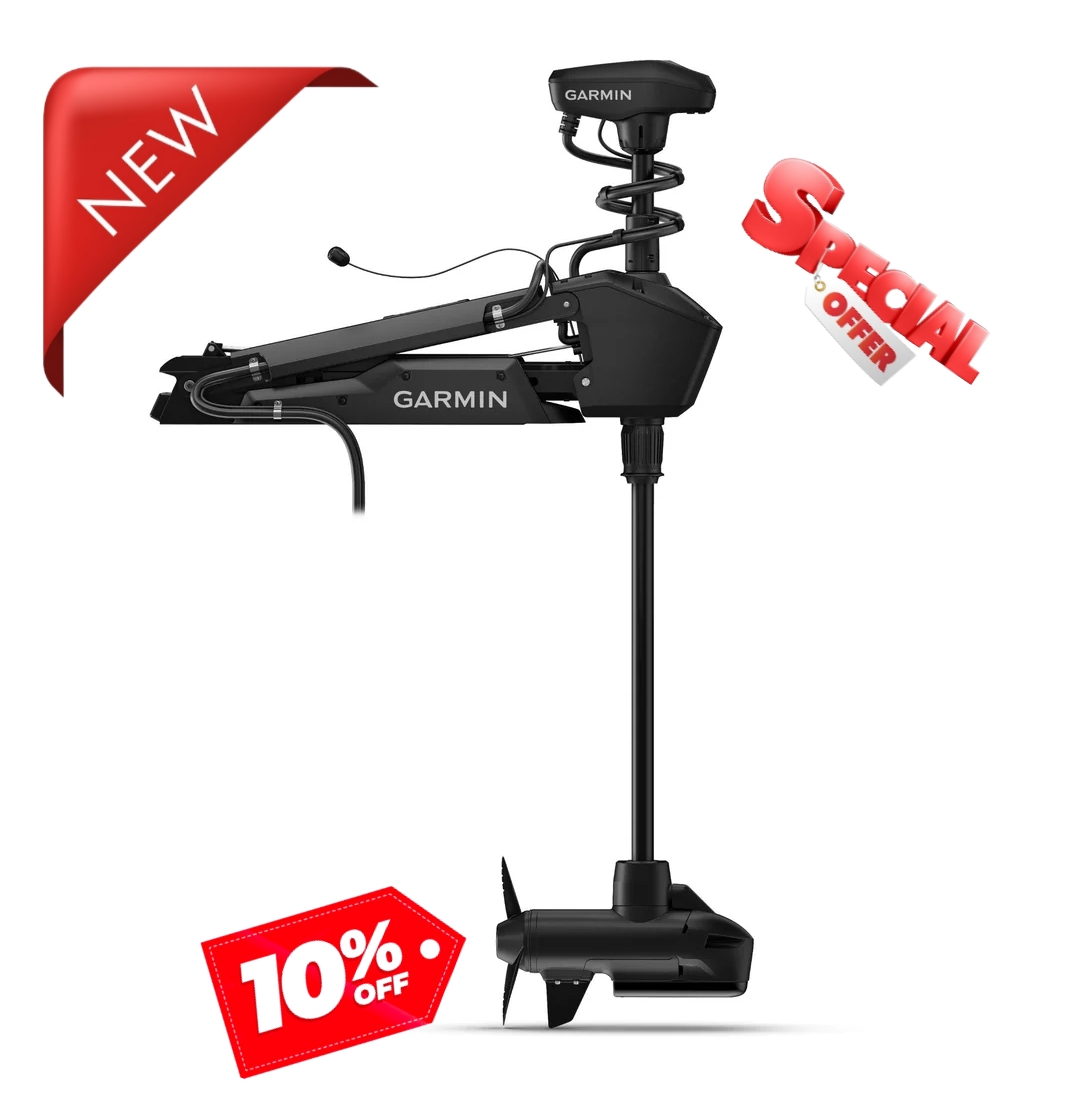 Garmin Force® Pro Trolling Motor Black 50in Trolling Motor with Built-In GT56UHD-TR Transducer